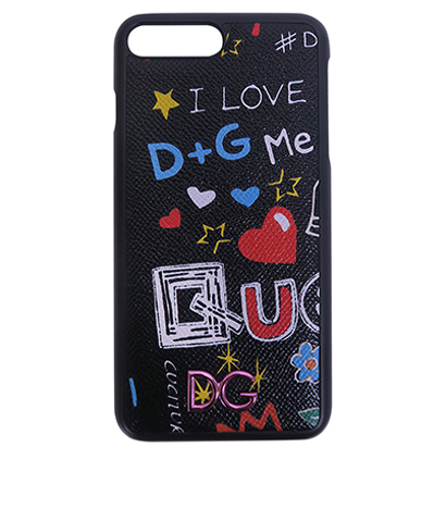 Dolce & Gabbana iPhone 7/8+ Case 'I love D&G me', front view